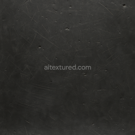 Seamless 3d texture pbr 8k matte black metal furniture surface finish