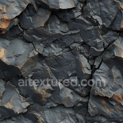 seamless Seamless 3D PBR Slate Rock Texture Featuring Deep Cracks and Metallic Highlights texture 8k free download PBR