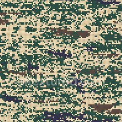 seamless Seamless 3D Digital Pixel Camouflage PBR Texture with Beige and Green Blocks texture 8k free download PBR