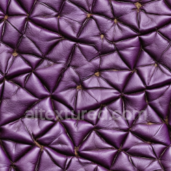 seamless Seamless 3D Quilted Purple Leather PBR Texture with Soft Grain and Distressed Detailing texture 8k free download PBR