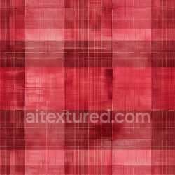 seamless Seamless 3D PBR Texture of Red Plaid Fabric with Subtle Lineweave Pattern texture 8k free download PBR