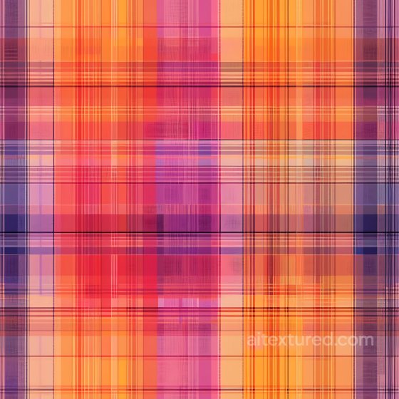 Warm Orange and Purple Plaid Fabric Pattern Seamless Texture Plaid texture preview