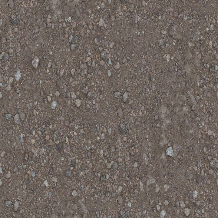 Archviz Dirt Earth Floor Flooring Gravel Ground seamless PBR texture preview