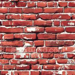 seamless Seamless 3D Cracked Red Brick Wall PBR Texture with Worn Paint and Rough Detail texture 8k free download PBR