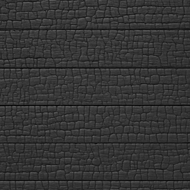 Charred Shou Sugi Ban Siding Wood seamless PBR texture preview