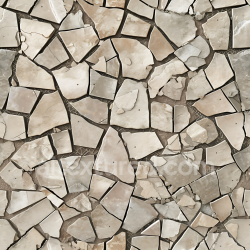 seamless Seamless 3D Cracked Stone Slab PBR Texture in Neutral Beige Tones texture 8k free download PBR