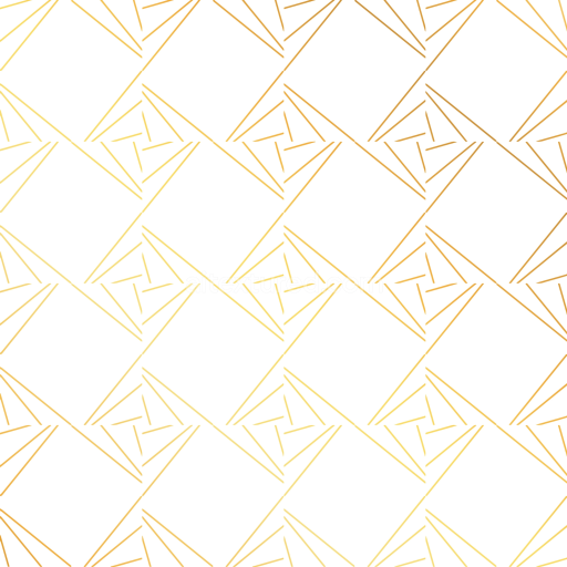 Seamless 3D PBR White and Gold Fine Line Geometric Pattern Texture