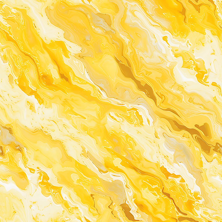 Butter Yellow Marble with Vivid Pastel Veins seamless PBR texture preview