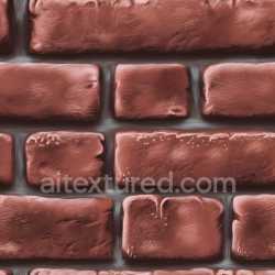 seamless Seamless 3D Cracked Red Brick Wall PBR Texture with Chipped and Weathered Surface texture 8k free download PBR