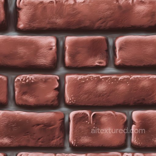 Cracked Red Brick Wall PBR Texture with Chipped and Weathered Surface seamless Brick PBR texture