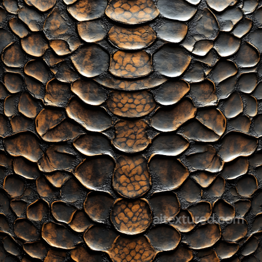 Of Reptilian Scale Skin With Detailed Aged Scales And Organic Surface seamless Skin PBR texture