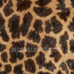 seamless Seamless 3D Wrinkled Leopard Print Leather PBR Texture with Rich Brown and Black Spots texture 8k free download PBR