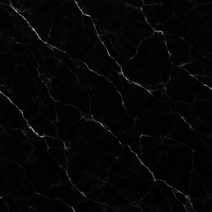Shiny Black Marble seamless PBR texture preview