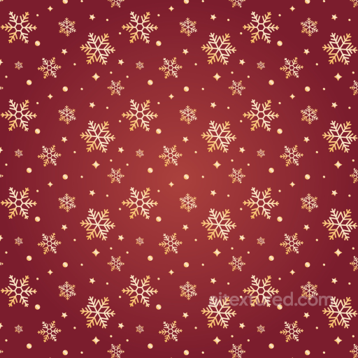 with Gold Snowflakes on Red Digital Paper seamless All Christmas Digital paper PBR texture
