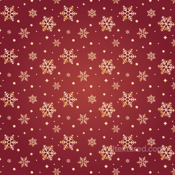 with Gold Snowflakes on Red Digital Paper All Christmas Digital paper texture preview