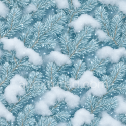 seamless Seamless 3d texture pbr 8k frosted pine needles with icy blue hues texture 8k free download PBR