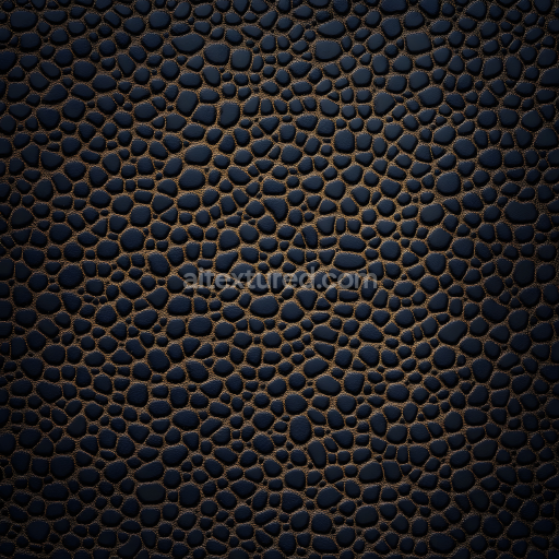 Seamless 3D Skin PBR Texture with Unique Organic Dark Mosaic Pattern