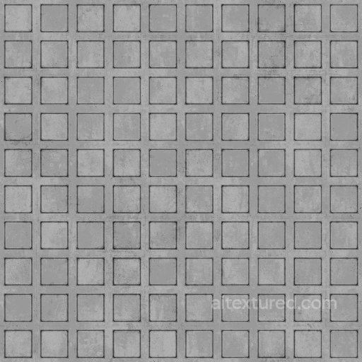 Concrete Waffle Slabs | Free PBR seamless Concrete PBR texture