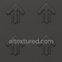 seamless Seamless 3d texture pbr 8k tactile plate with tactile arrows and charcoal black matte finish texture 8k free download PBR