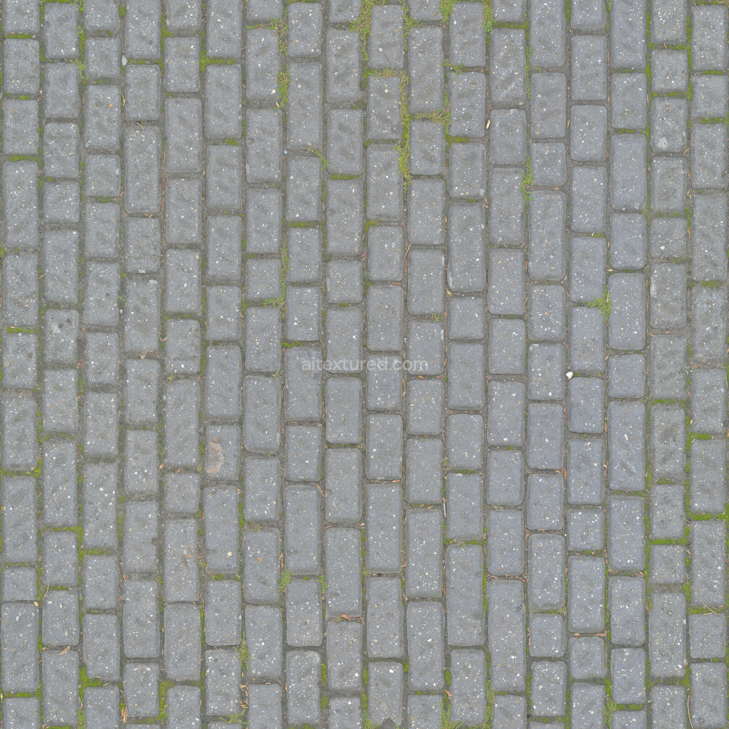 Seamless paving stones texture for 3D models and designs
