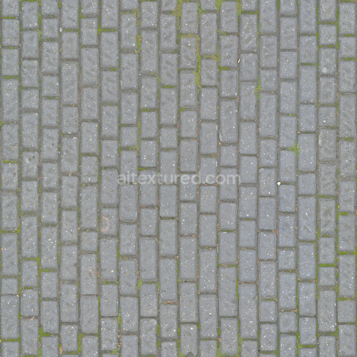 Paving Stones Seamless Tileable Pbr Texture Cobblestone Gray Weathered Urban
