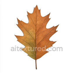 seamless Single Oak Leaf texture 8k free download PBR