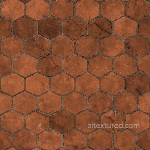 Terracotta Tile Texture seamless Ceramic-tile PBR texture