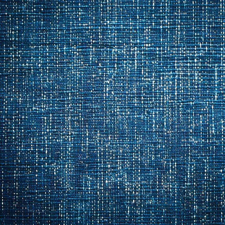Blue Cracked Paint Fabric with Fine Cracks and White Flecks seamless PBR texture preview
