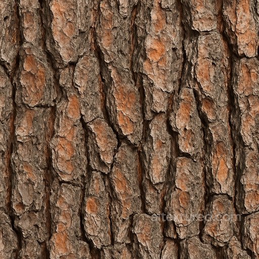 Detailed Pine Bark Seamless Texture seamless Bark PBR texture