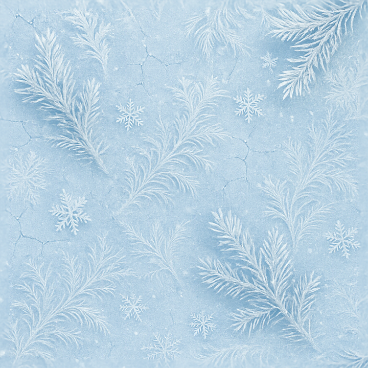 Frosty Blue Cracked Ice Winter Pine Frost Patterns Wood seamless PBR texture preview