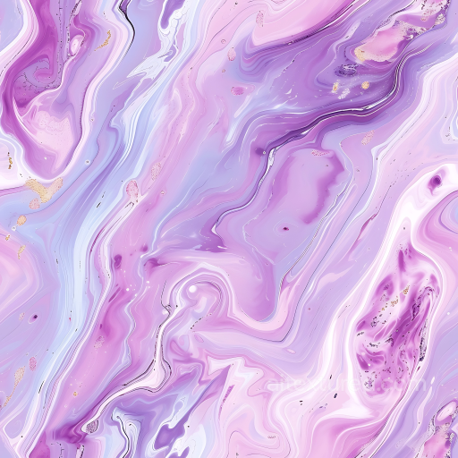 Purple Marble Stone PBR Texture with Fluid Swirling Patterns and Gold Accents seamless Stone PBR texture