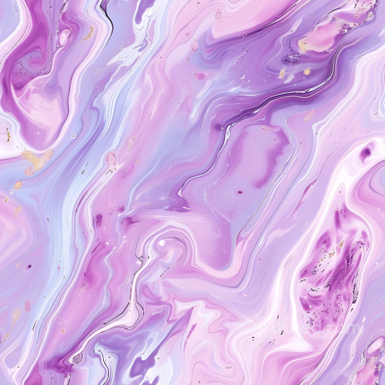 Purple Marble Stone PBR Texture with Fluid Swirling Patterns and Gold Accents Stone texture preview