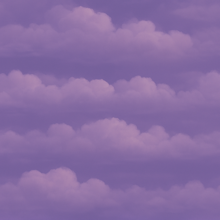 Of Layered Twilight Purple Cloud Bands seamless PBR texture preview