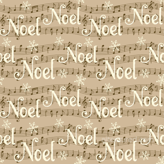 Vintage Paper Texture Featuring Noel Script and Sheet Music Pattern Vintage Scrapbook texture preview
