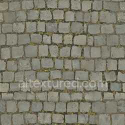 seamless Paving Stones Tileable Cobblestone Rough Weathered Granite Gray Surface Natural texture 8k free download PBR