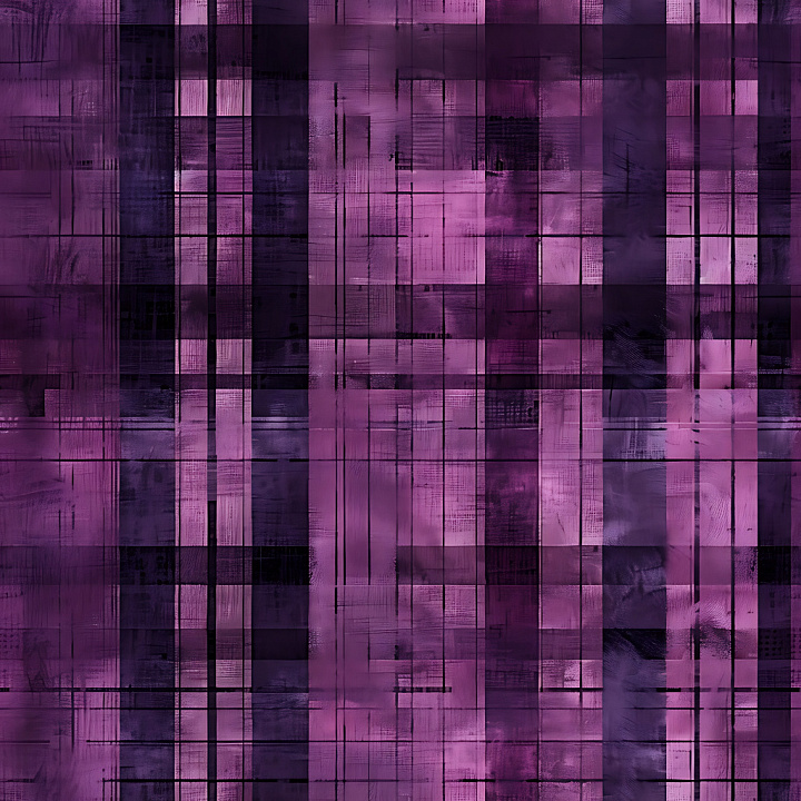 Metal of Brushed Purple Stained Metal Panels with Abstract Grid Pattern seamless PBR texture preview