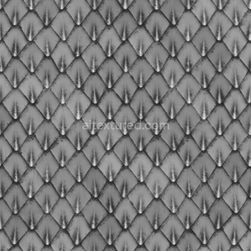 Geometric Metal Metallic Pattern — Seamless PBR Texture