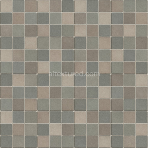 Matte Mosaic Tile Texture Seamless 1024X1024