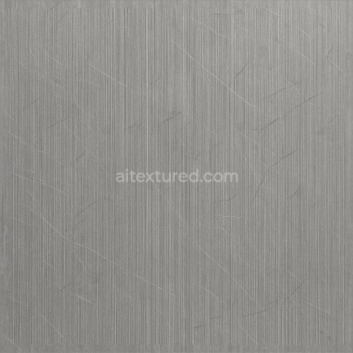 Seamless 3d texture pbr 8k tactile plate with linear pattern and anodized aluminum grit finish