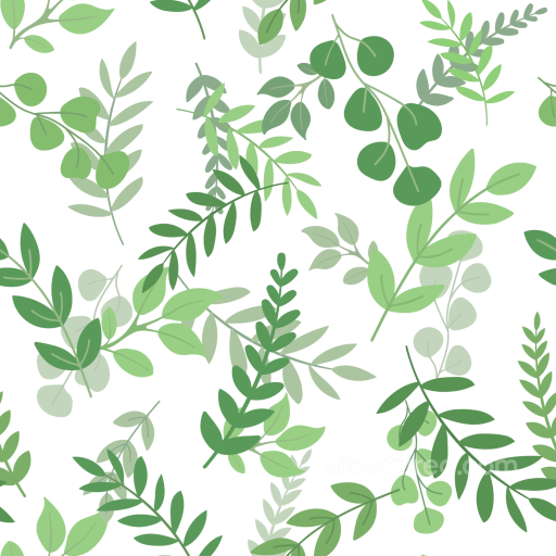 Featuring Watercolor-Style Greenery Leaves seamless watercolor greenery  PBR texture