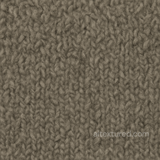 Coarse Wool Dense Wool Matte Finish seamless Wool PBR texture
