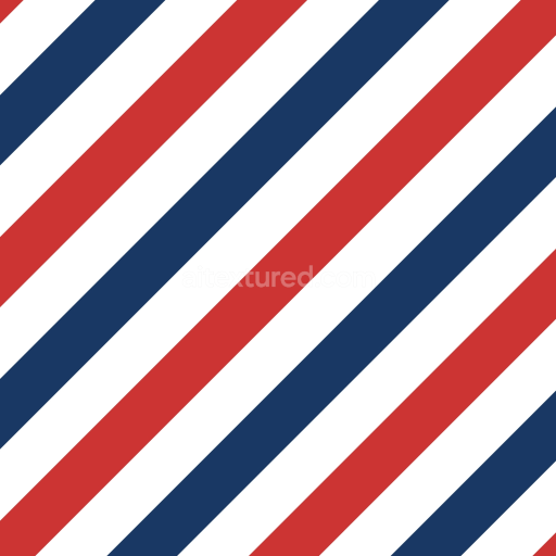 Seamless 3D PBR Watercolor Fabric Texture with Red and Navy Diagonal Stripes