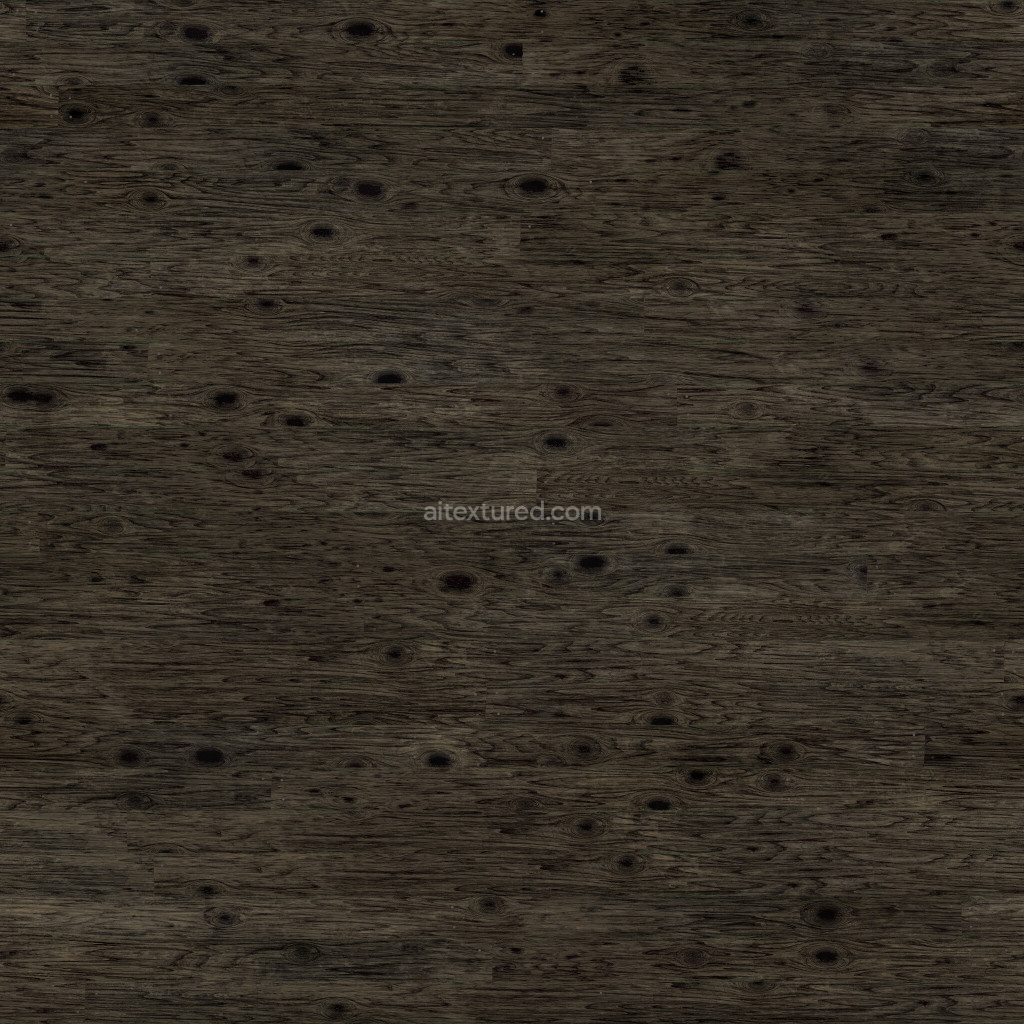 Seamless dark wood planks PBR texture for 3D applications