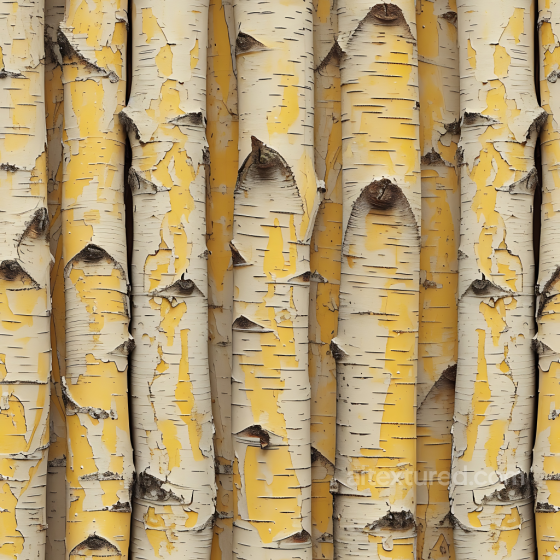 Wood Texture of Peeling Birch Bark with Natural Knots Wood texture preview
