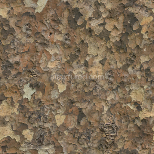 Seamless Bark 19 by Share Textures – PBR 3D Texture (8K ready)