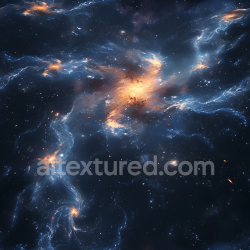 seamless Seamless 3D Galactic Nebula PBR Texture Featuring Glowing Cosmic Clouds and Starfield texture 8k free download PBR