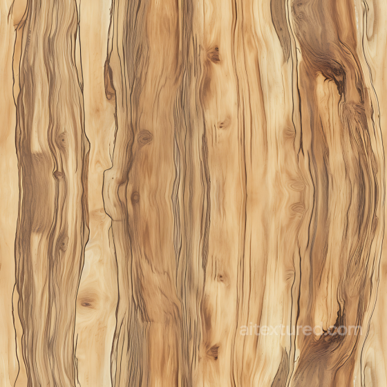 Natural Hickory Wood Planks Seamless Texture with Dynamic Grain and Knots Wood texture preview