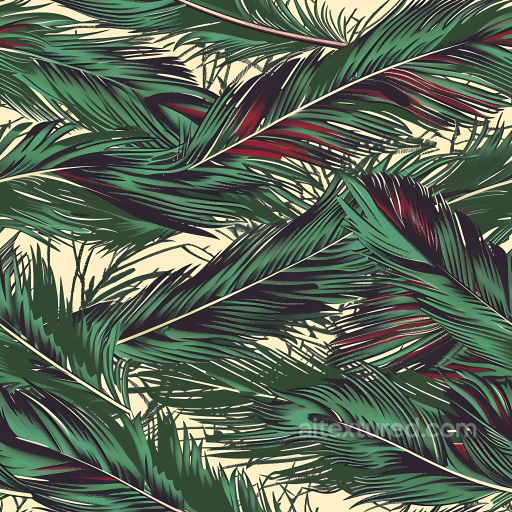 Jungle Leaf Camouflage PBR Texture with Stylized Tropical Foliage Pattern seamless Color Camouflage PBR texture