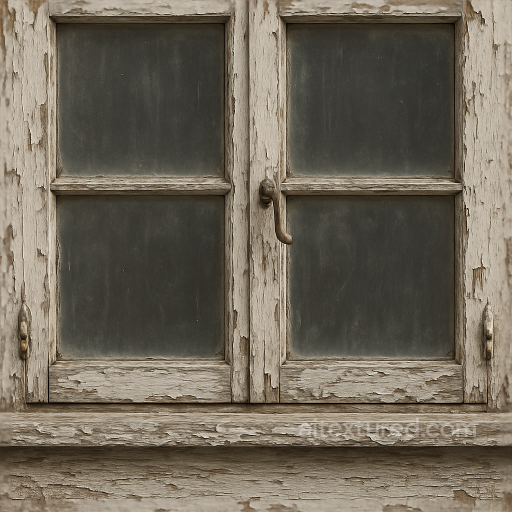 Seamless 8K PBR 3D texture of old window with weathered paint and chipped paint surface d… seamless Window PBR texture