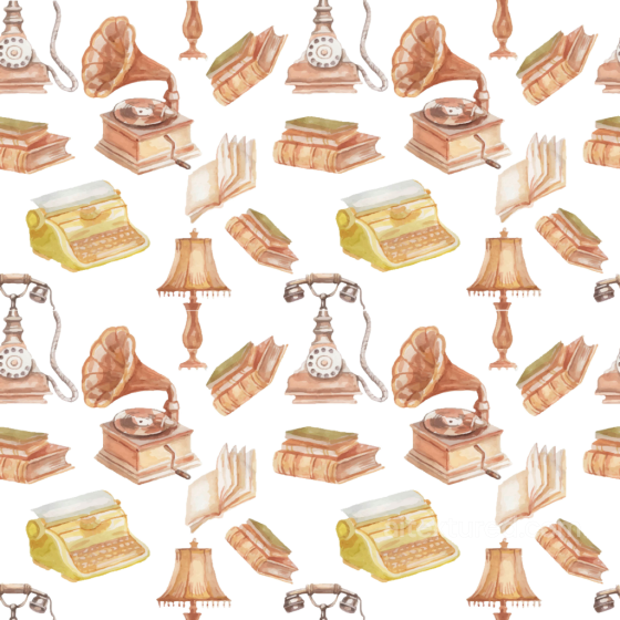 Featuring Vintage Illustrated Paper Scrapbook Elements Vintage Scrapbook texture preview